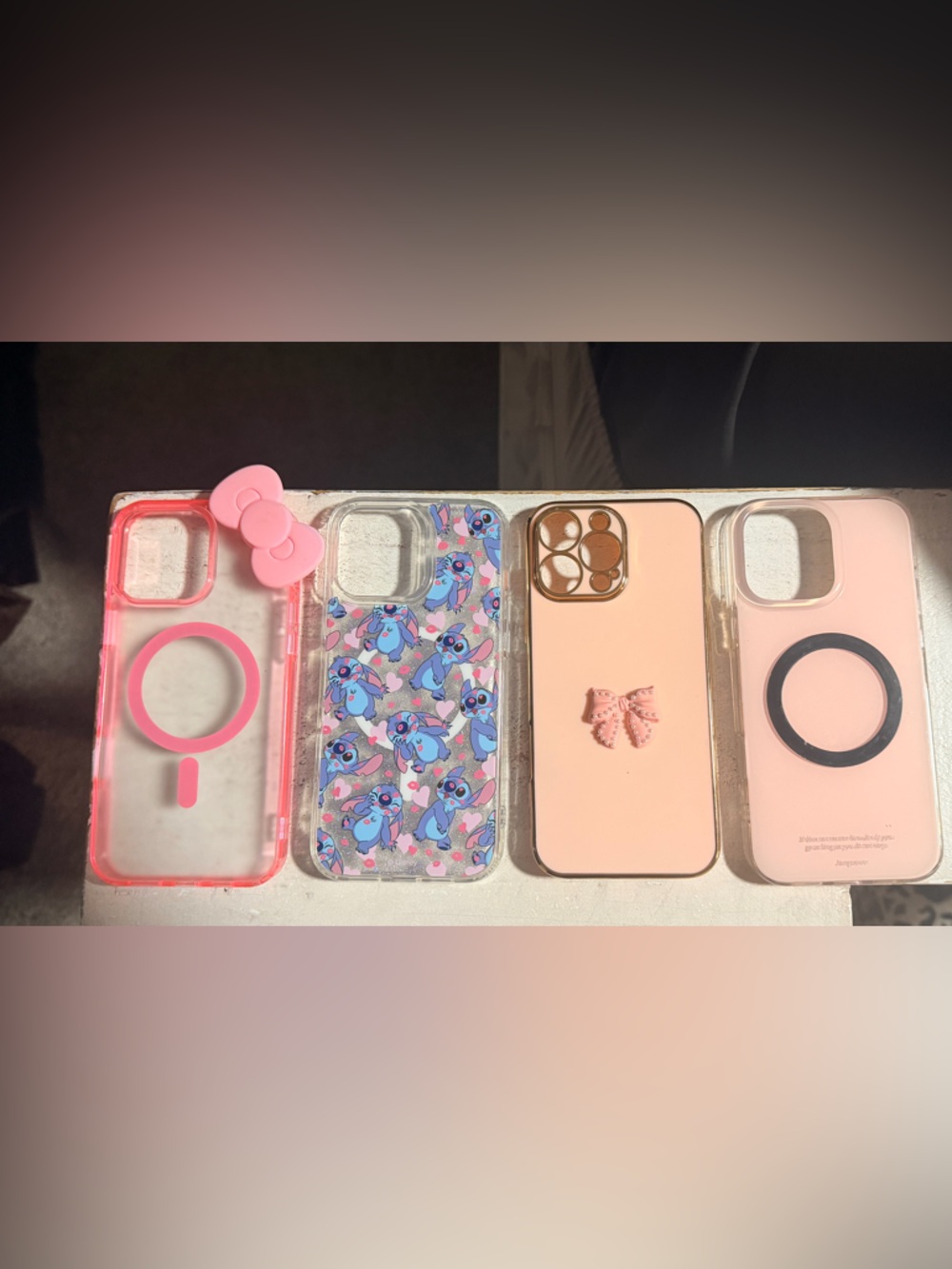 Pink Decorative iPhone Case Collection - Fits 16 Pro max